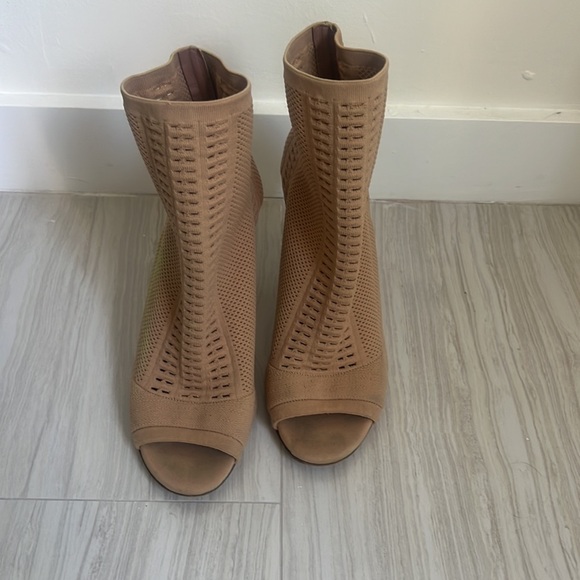 Giànvitto Rossi tan ankle sock  heels - Picture 2 of 6